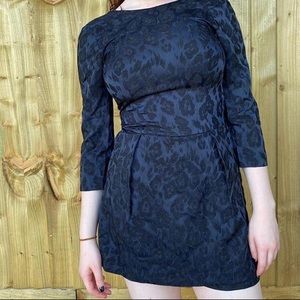 Zara Blue Jacquard Romper/Dress